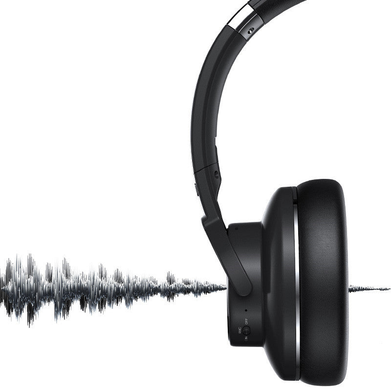 Wireless Noise-Canceling Over-Ear Headphones – Bluetooth, Deep Bass, Built-in Mic
