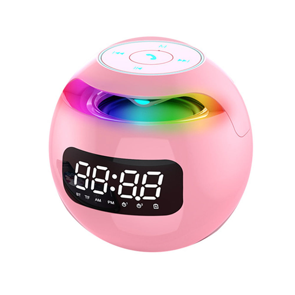 All-in-One Bluetooth Speaker Alarm Clock with LED Night Light