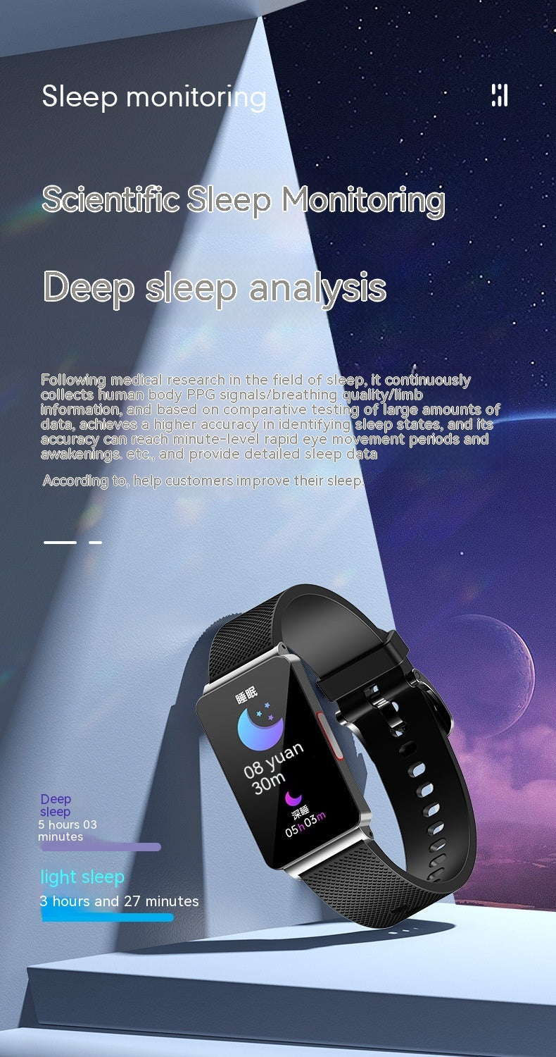 Smart Wellness Tracker Watch – Daily Activity, Sleep & Touchscreen Notifications