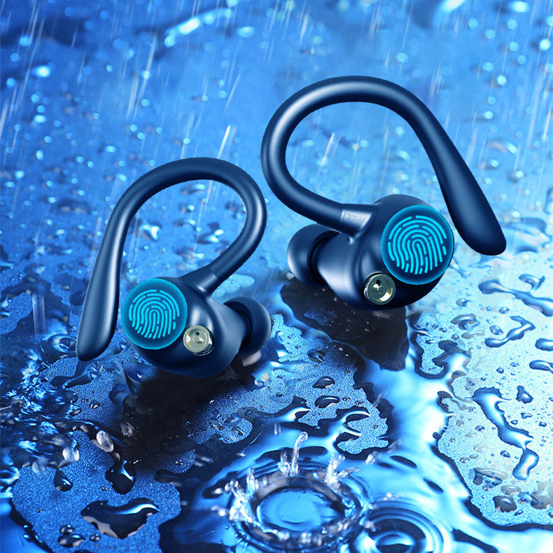 Waterproof Bluetooth 5.2 Sports Earbuds with Ear Hook – Noise Reduction, Multi-Point, Voice Control