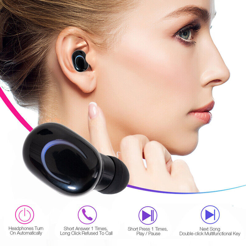 Bluetooth 5.3 Sports Earbuds – Waterproof TWS In-Ear Headphones with Mic & LED Case
