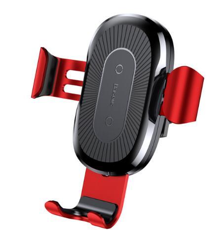 Gravity Auto-Locking Wireless Charging Car Mount – 2-in-1 Fast Charger + Phone Holder