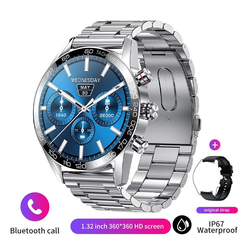Men’s Bluetooth Smartwatch – Call, Text, Sleep Tracking & Fitness Notifications