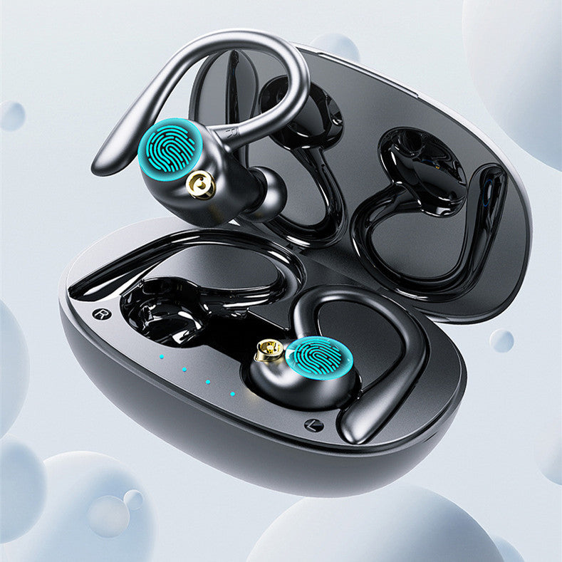 Waterproof Bluetooth 5.2 Sports Earbuds with Ear Hook – Noise Reduction, Multi-Point, Voice Control
