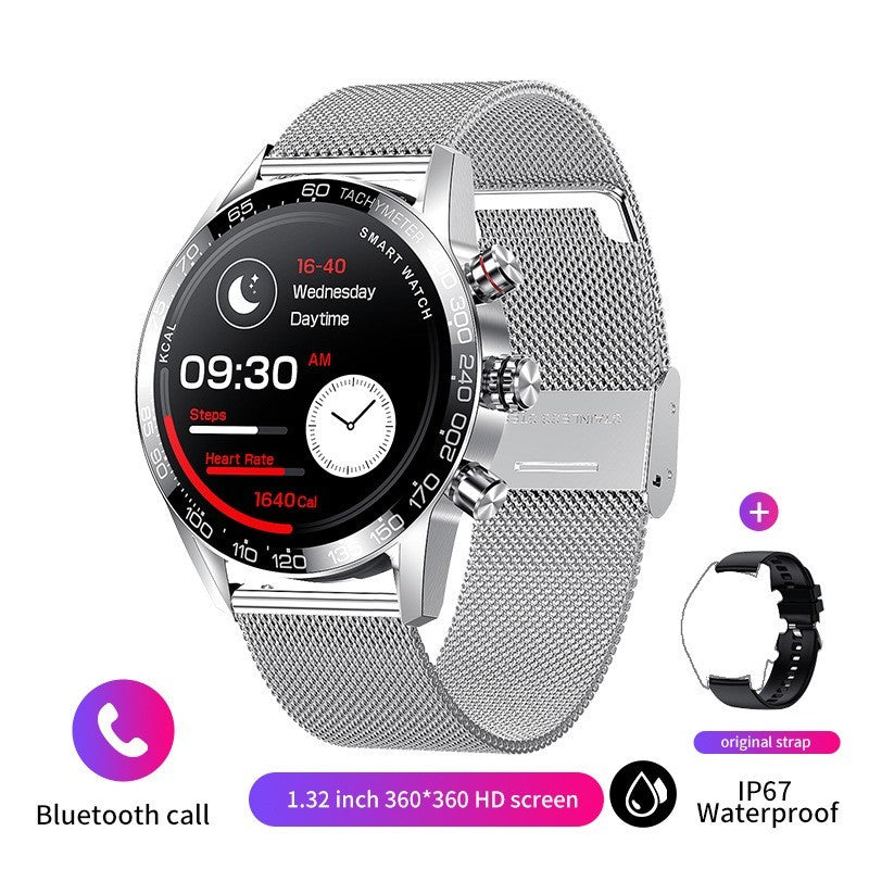 Men’s Bluetooth Smartwatch – Call, Text, Sleep Tracking & Fitness Notifications