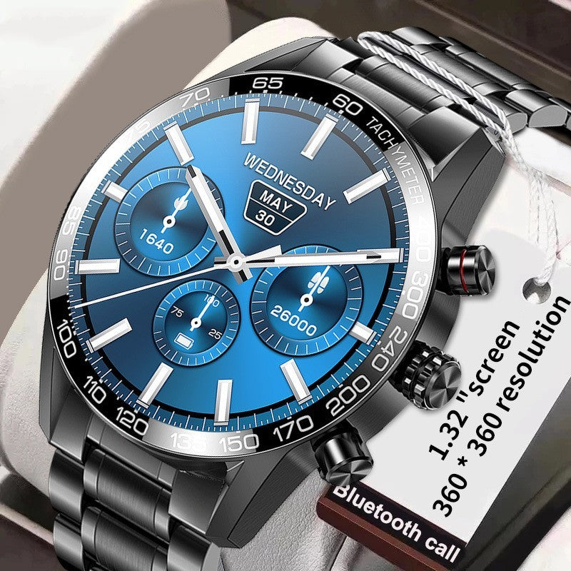 Men’s Bluetooth Smartwatch – Call, Text, Sleep Tracking & Fitness Notifications