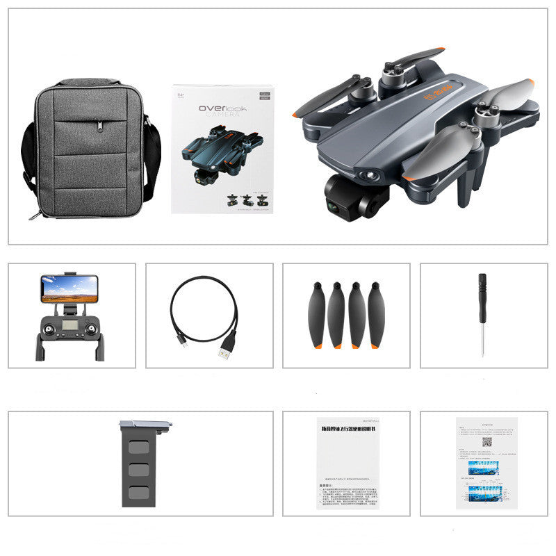 Smart GPS Drone with 3-Axis Gimbal & Obstacle Avoidance – Foldable Camera Quadcopter