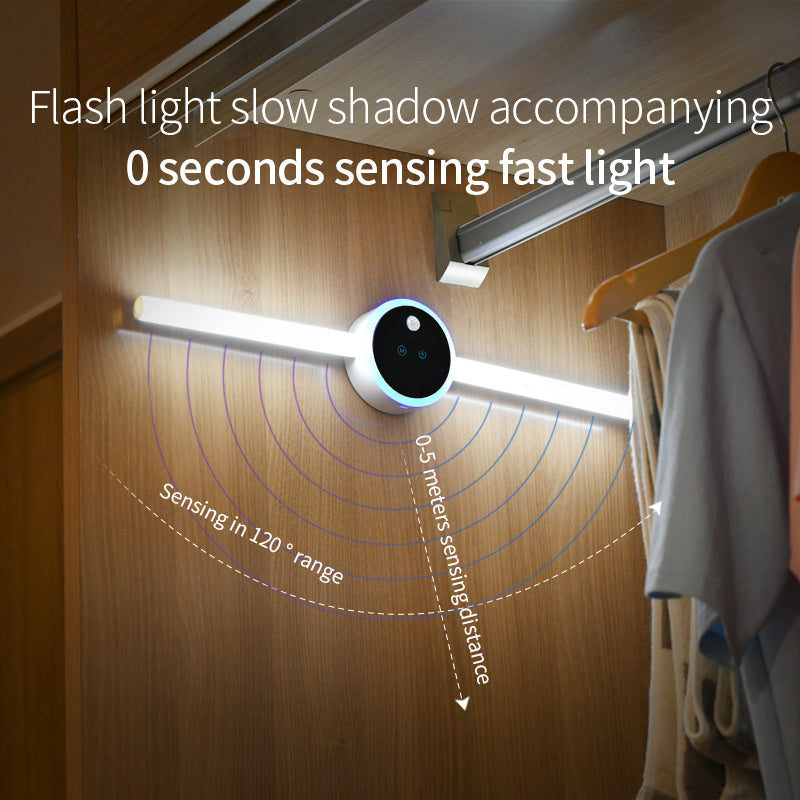 Smart LED Cabinet Light – Wireless Motion Sensor & Timer Removable Wardrobe Light