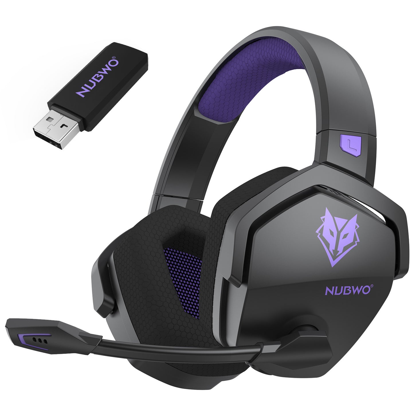 G06 Wireless Gaming Headset – Noise-Canceling Over-Ear Bluetooth Headphones with Mic