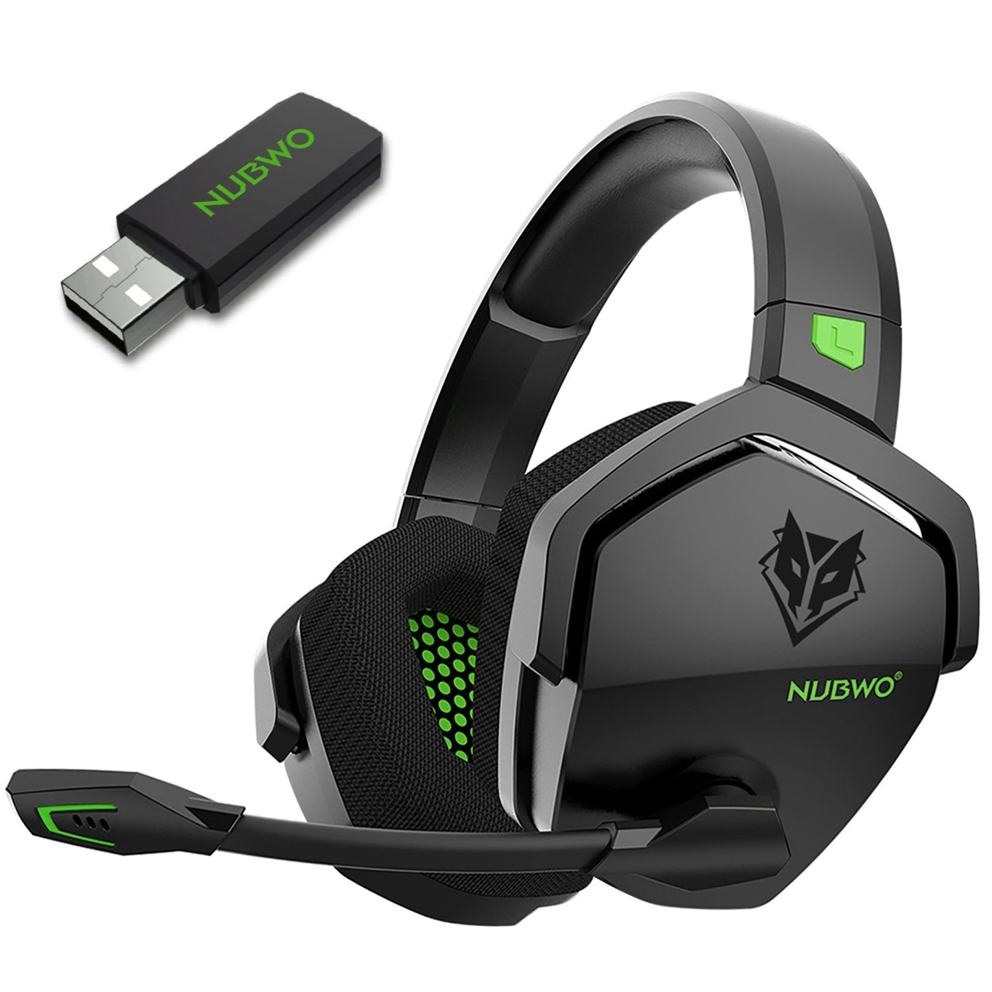 G06 Wireless Gaming Headset – Noise-Canceling Over-Ear Bluetooth Headphones with Mic