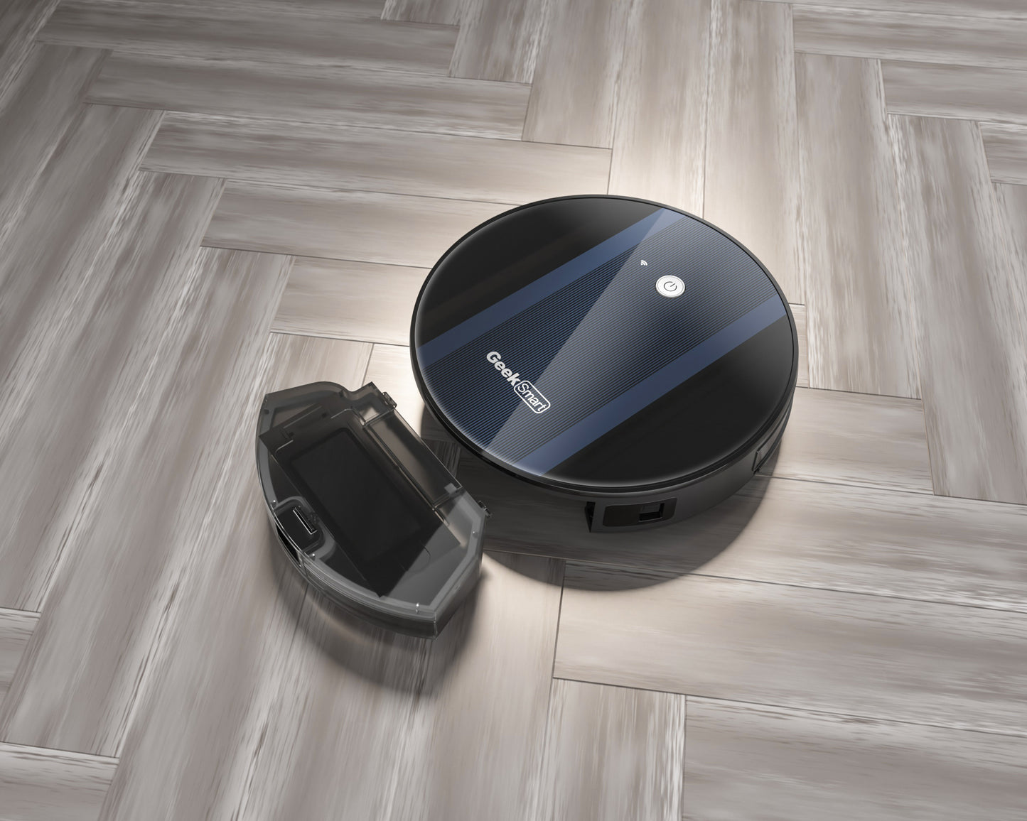 GeekSmart G6+ Robot Vacuum – Ultra-Thin, 1800Pa Suction, App + WiFi Control, Self-Chargin