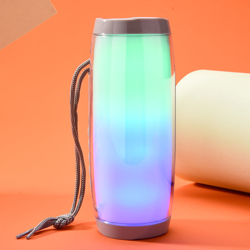 LED Color Light Wireless Bluetooth Speaker with FM Radio & TF Card Slot